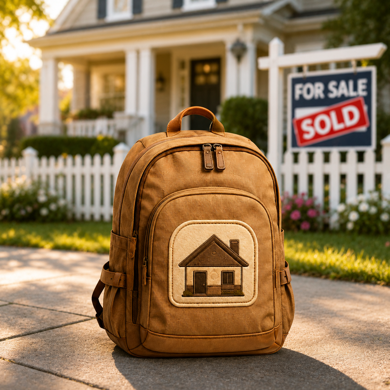 Homeowner Field Pack backpack with house patch