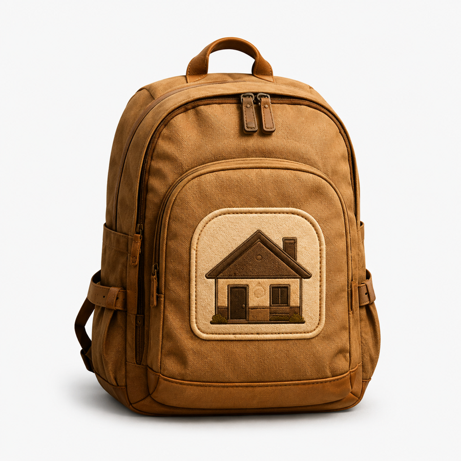 Homeowner Field Pack backpack with house patch
